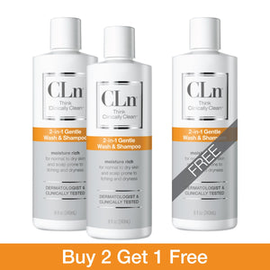 CLn 2-in-1 Gentle Wash & Shampoo