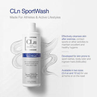 CLn SportWash 12oz 12-Pack CLn Skin Care 